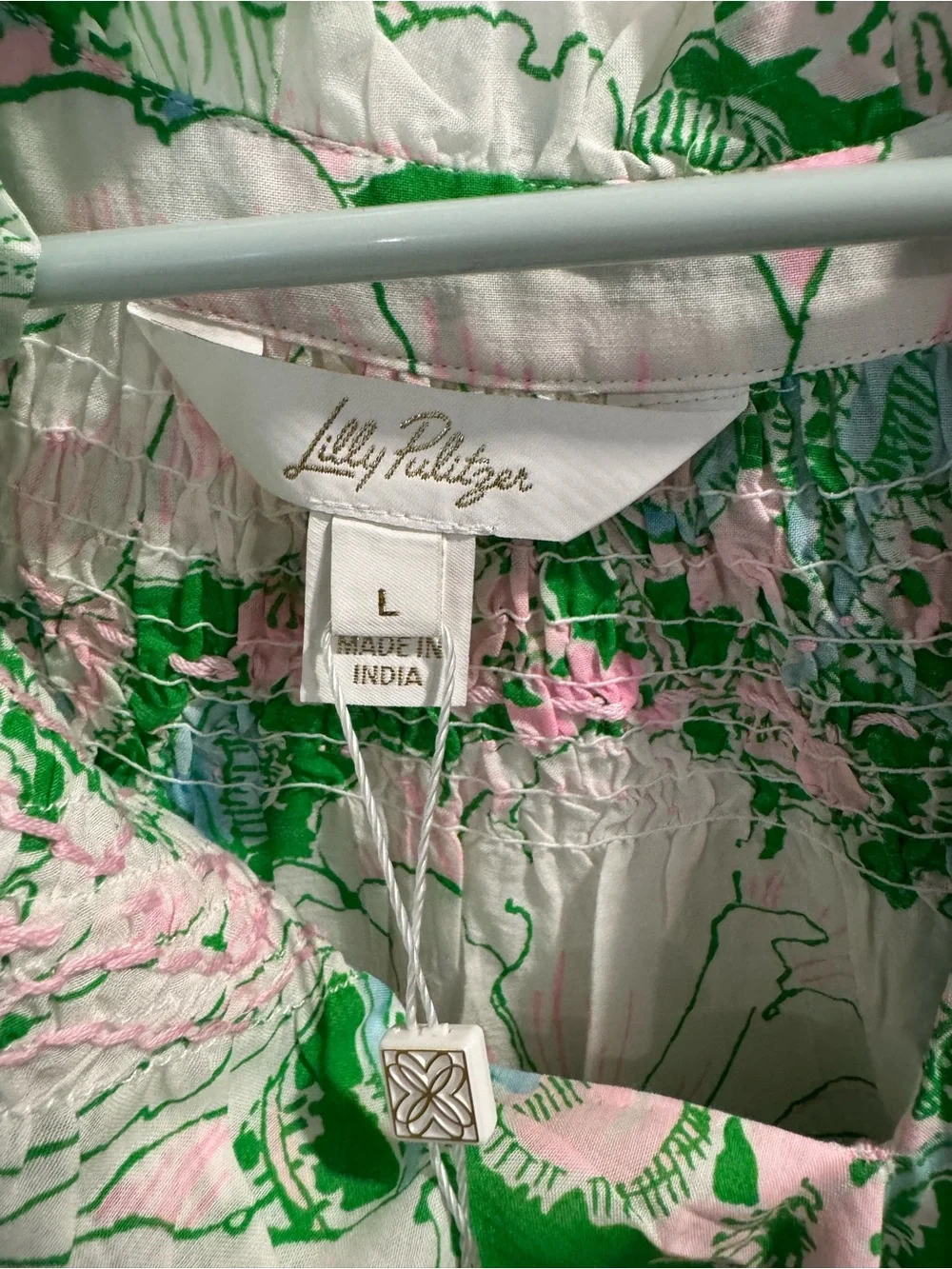 Lilly Pulitzer Lourdes Top Putting Green Poppyland